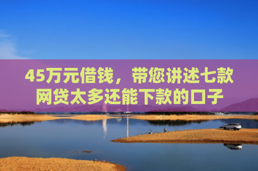 45万元借钱，带您讲述七款网贷太多还能下款的口子
