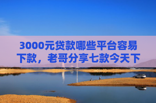 3000元贷款哪些平台容易下款，老哥分享七款今天下款的网贷口子