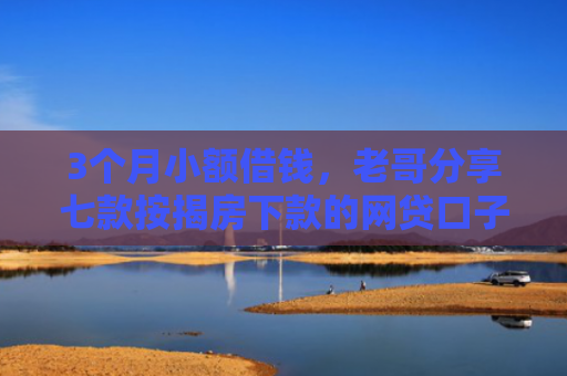 3个月小额借钱，老哥分享七款按揭房下款的网贷口子
