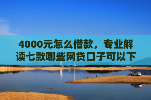 4000元怎么借款，专业解读七款哪些网贷口子可以下款