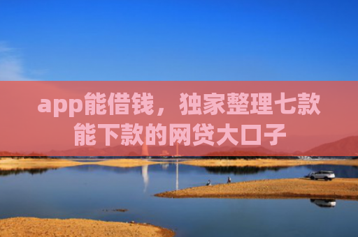 app能借钱，独家整理七款能下款的网贷大口子