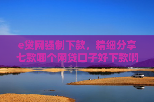 e贷网强制下款，精细分享七款哪个网贷口子好下款啊