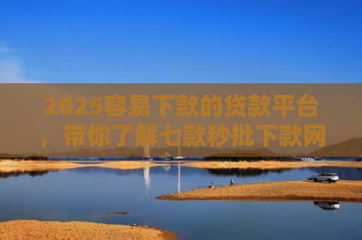 2025容易下款的贷款平台，带你了解七款秒批下款网贷口子
