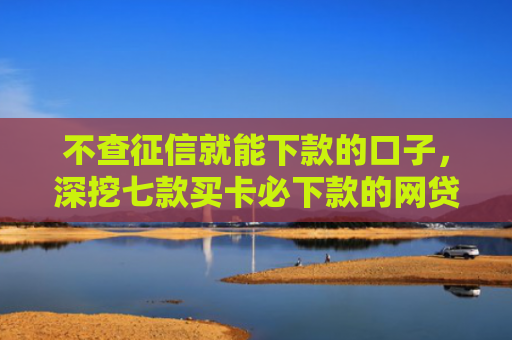不查征信就能下款的口子，深挖七款买卡必下款的网贷口子