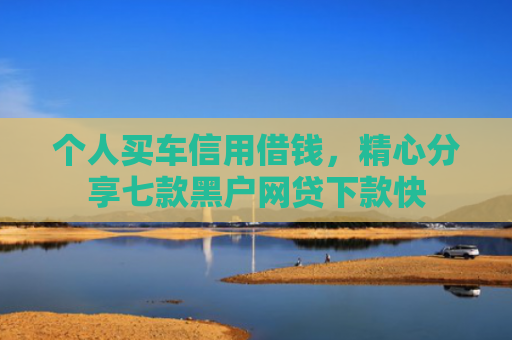个人买车信用借钱，精心分享七款黑户网贷下款快