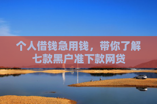 个人借钱急用钱，带你了解七款黑户准下款网贷