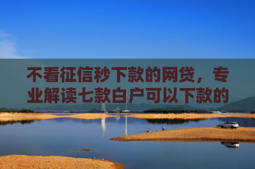 不看征信秒下款的网贷，专业解读七款白户可以下款的网贷口子