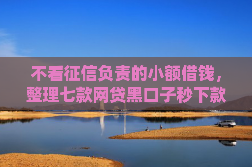 不看征信负责的小额借钱，整理七款网贷黑口子秒下款app2025