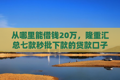 从哪里能借钱20万，隆重汇总七款秒批下款的贷款口子