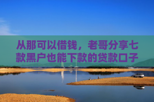 从那可以借钱，老哥分享七款黑户也能下款的贷款口子
