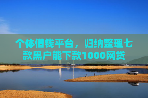 个体借钱平台，归纳整理七款黑户能下款1000网贷
