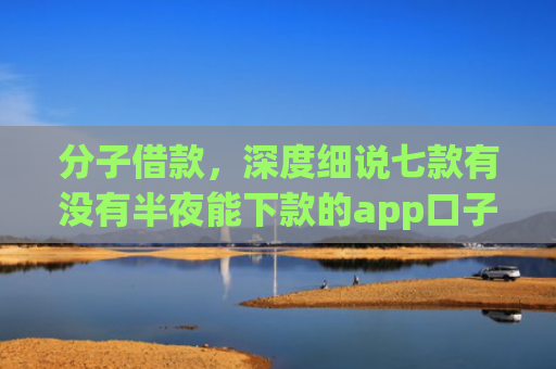 分子借款，深度细说七款有没有半夜能下款的app口子