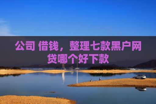 公司 借钱，整理七款黑户网贷哪个好下款