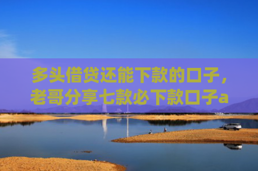 多头借贷还能下款的口子，老哥分享七款必下款口子app