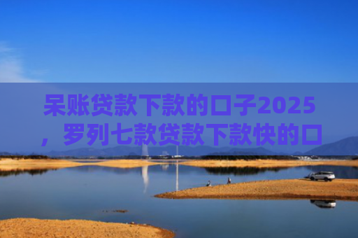 呆账贷款下款的口子2025，罗列七款贷款下款快的口子
