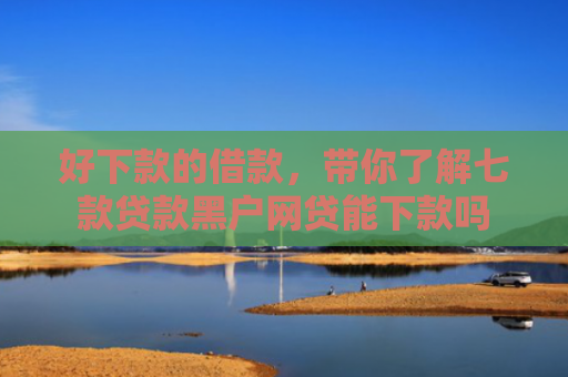 好下款的借款，带你了解七款贷款黑户网贷能下款吗