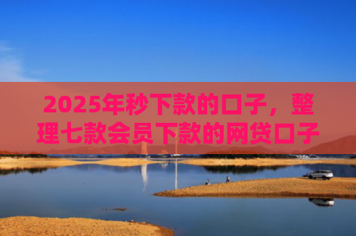 2025年秒下款的口子，整理七款会员下款的网贷口子