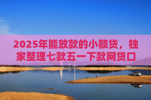 2025年能放款的小额贷，独家整理七款五一下款网贷口子