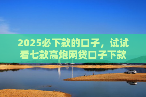 2025必下款的口子，试试看七款高炮网贷口子下款