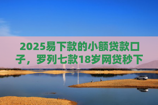 2025易下款的小额贷款口子，罗列七款18岁网贷秒下款口子