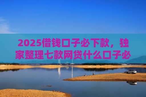2025借钱口子必下款，独家整理七款网贷什么口子必下款