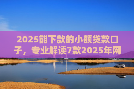 2025能下款的小额贷款口子，专业解读7款2025年网贷下款口子