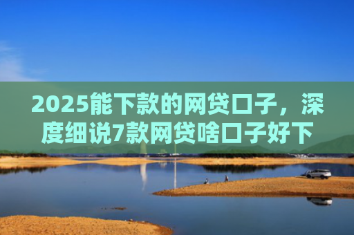2025能下款的网贷口子，深度细说7款网贷啥口子好下款