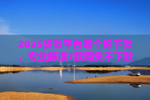 2025贷款平台哪个好下款，专业解读7款网贷不下款贷一万的口子