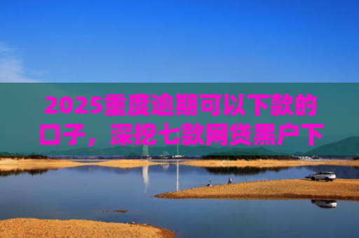 2025重度逾期可以下款的口子，深挖七款网贷黑户下款口子大额