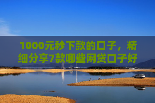 1000元秒下款的口子，精细分享7款哪些网贷口子好下款