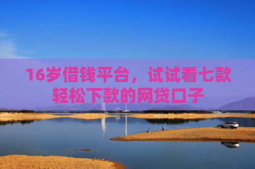 16岁借钱平台，试试看七款轻松下款的网贷口子