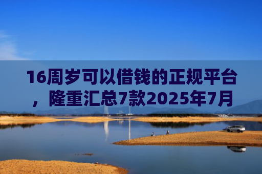 16周岁可以借钱的正规平台，隆重汇总7款2025年7月能下款的网贷口子