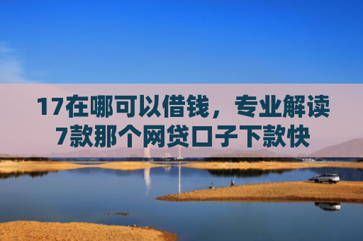 17在哪可以借钱，专业解读7款那个网贷口子下款快