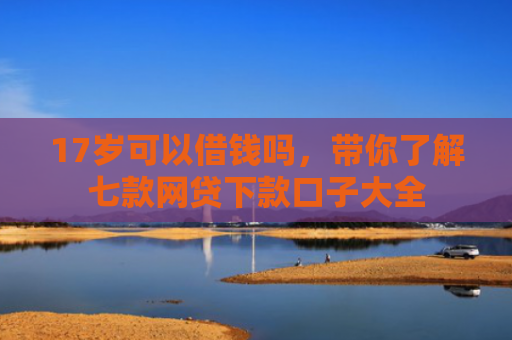 17岁可以借钱吗，带你了解七款网贷下款口子大全