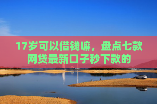 17岁可以借钱嘛，盘点七款网贷最新口子秒下款的