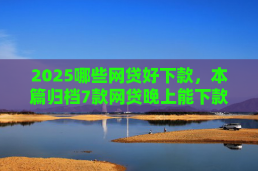 2025哪些网贷好下款，本篇归档7款网贷晚上能下款口子