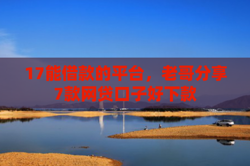17能借款的平台，老哥分享7款网贷口子好下款