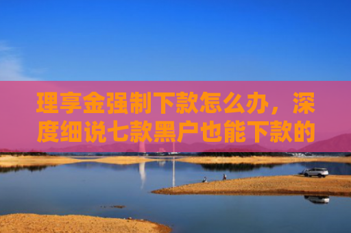 理享金强制下款怎么办，深度细说七款黑户也能下款的贷款软件