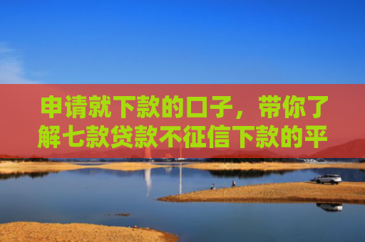 申请就下款的口子，带你了解七款贷款不征信下款的平台