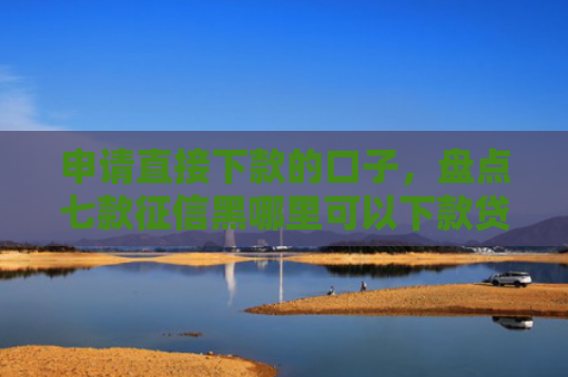 申请直接下款的口子，盘点七款征信黑哪里可以下款贷款
