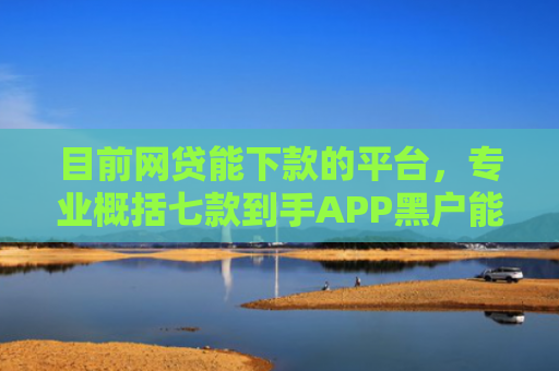 目前网贷能下款的平台，专业概括七款到手APP黑户能下款吗