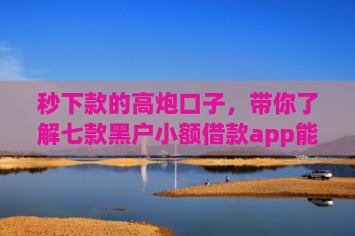 秒下款的高炮口子，带你了解七款黑户小额借款app能借下款