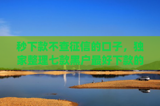 秒下款不查征信的口子，独家整理七款黑户最好下款的app