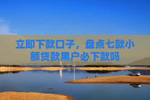 立即下款口子，盘点七款小额贷款黑户必下款吗