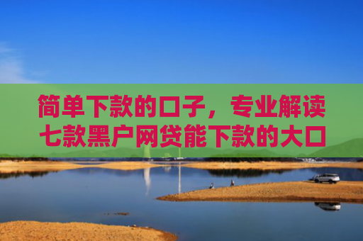 简单下款的口子，专业解读七款黑户网贷能下款的大口子