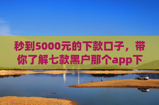 秒到5000元的下款口子，带你了解七款黑户那个app下款