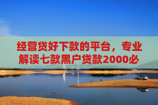 经营贷好下款的平台，专业解读七款黑户贷款2000必下款