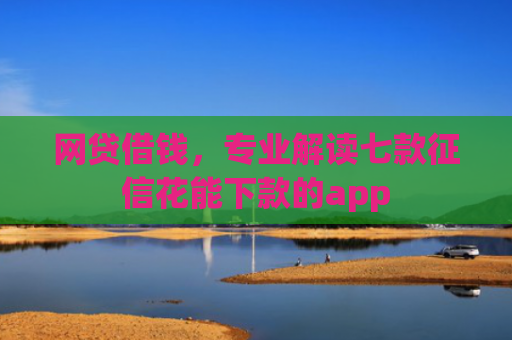 网贷借钱，专业解读七款征信花能下款的app