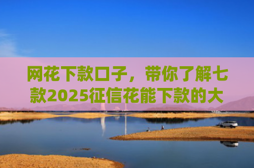 网花下款口子，带你了解七款2025征信花能下款的大额分期app