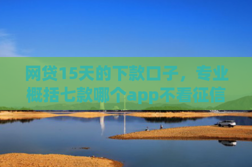 网贷15天的下款口子，专业概括七款哪个app不看征信容易下款